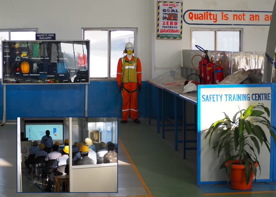 Safety training site and group safety and 5S training