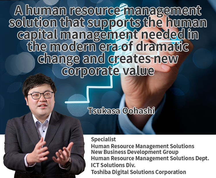 A human resource management solution that supports the human capital management needed in the modern era of dramatic change and creates new corporate value