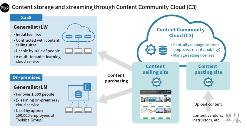 Content storage and streaming through Content Community Cloud (C3)