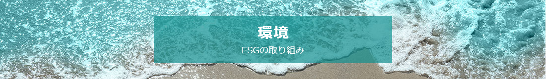 環境（ESGの取り組み）