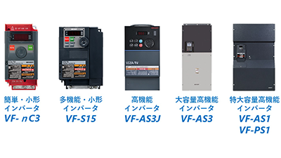 東芝インバータシリーズラインアップ