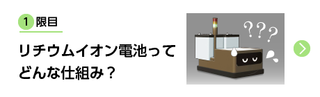 1限目 リチウムイオン電池ってどんな仕組み？