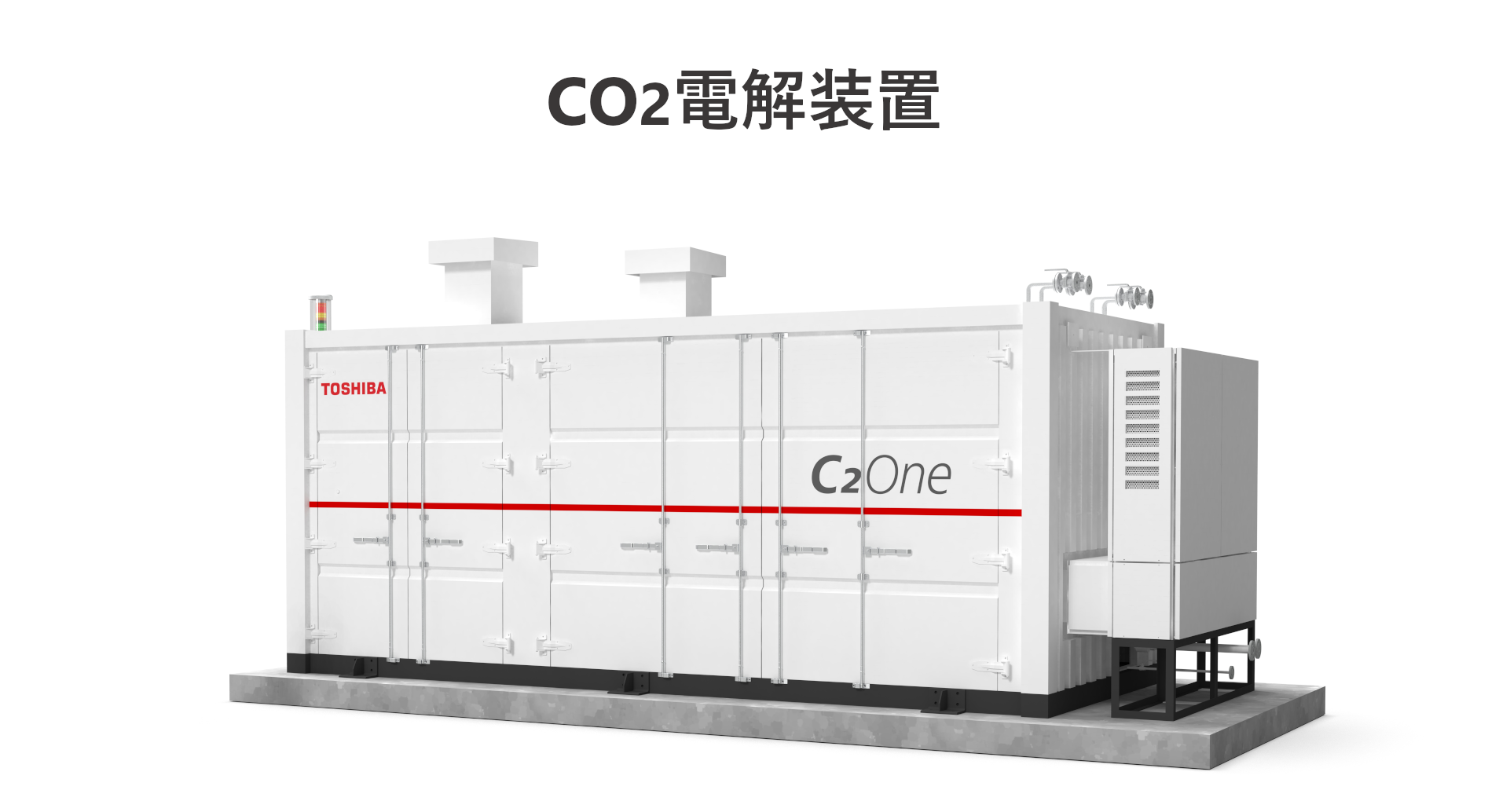 CO2電解装置イメージ図