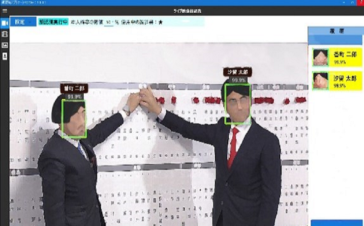 顔認識AIカオメタが、日本テレビが放送業向けに販売を開始するAI顔認識システムのための業務用アプリケーション『WhoFinder』に採用
