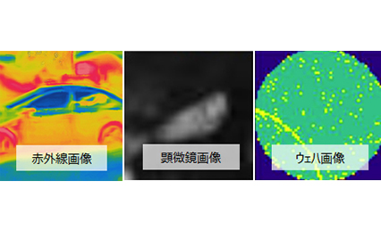 学習データが十分にない産業分野においても、少数の実画像による「事前学習」で、迅速かつ高精度に解析する「画像解析AI」を開発の画像