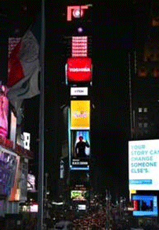 [Image] New York "Toshiba Vision Times Square"