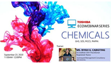 「ウェビナーで化学物質の管理について学習」のイメージ