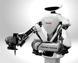 [イメージ] 油圧-電動ハイブリッド駆動型双腕ロボット技術の開発