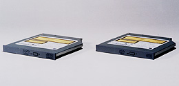 Slim Combination Drive Integrating CD-R/RW and DVD-ROM and Slim DVD-ROM Drive