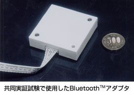 共同実証試験で使用したBluetooth(TM)アダプタ