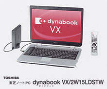 東芝ノートPC dynabook VX/2W15LDSTW
