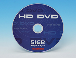 Toshiba takes HD DVD to the Next Level With 51GB HD DVD-ROM Disc
