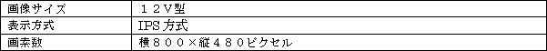 新商品の主な仕様