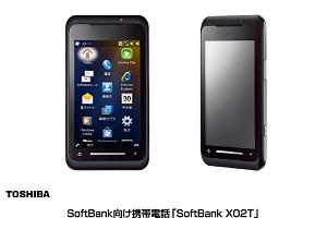 ソフトバンク向け携帯電話X02Tの写真