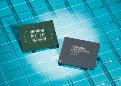 Image of Toshiba's new 64GB embedded NAND Flash Memory Modules Image of Toshiba's new 64GB embedded NAND Flash Memory Modules