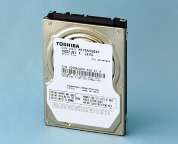 Image of Toshiba 750GB HDD Image of Toshiba 750GB HDD