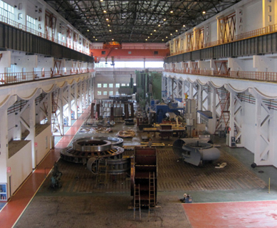 Image of assembly and machining shop after expansion, Toshiba Hydro Power (Hangzhou) Co., Ltd. Image of assembly and machining shop after expansion, Toshiba Hydro Power (Hangzhou) Co., Ltd.