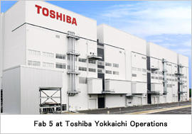 Fab 5 at Toshiba Yokkaichi Operations