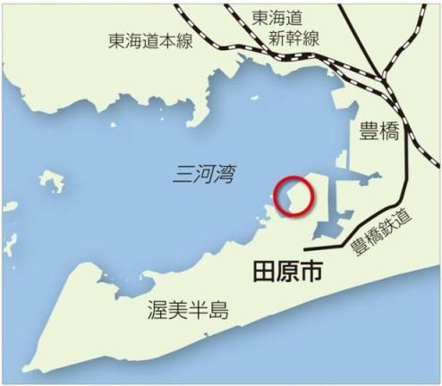 設置場所の地図