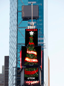 Image of the Christmas tree display