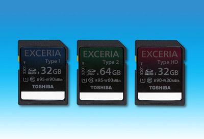 Image of EXCERIA_TM, Toshiba_s new SDXC and SDHC memory cards compliant with UHS-I Image of EXCERIA_TM, Toshiba_s new SDXC and SDHC memory cards compliant with UHS-I