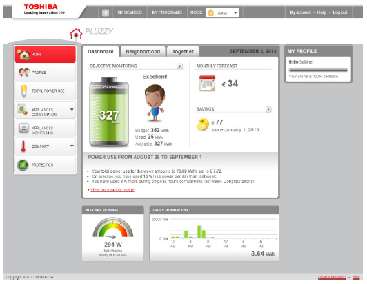 Image of Screen for Visualization of Energy Image of Screen for Visualization of Energy