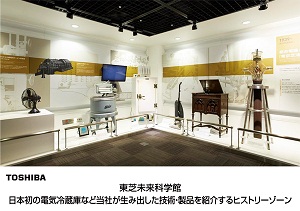 東芝未来科学館ヒストリーゾーンの写真 東芝未来科学館ヒストリーゾーンの写真