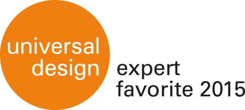 Label of “Universal Design Expert Favorite 2015"