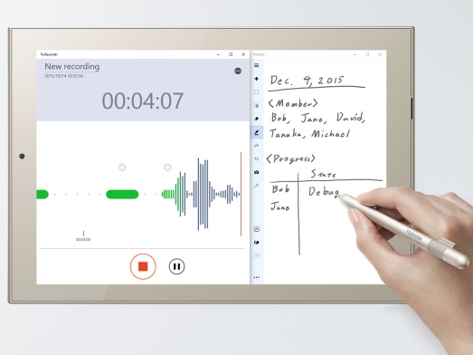 Image of using application 