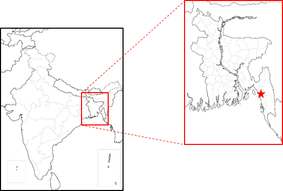 Map of Matarbari Region Map of Matarbari Region