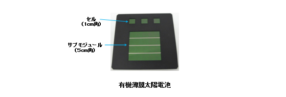 有機薄膜太陽電池の図