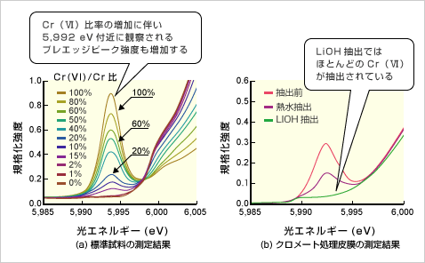 環境分析(六価クロムの価数別分析技術)の図