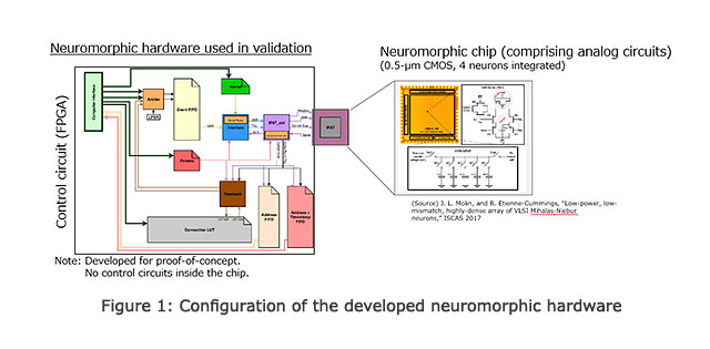 Figure 1: Configuration of the developed neuromorphic hardware