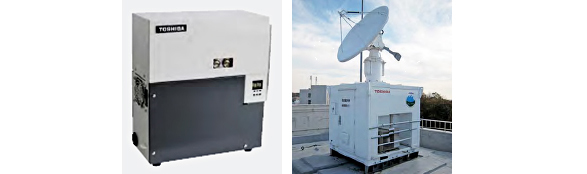 Compact superconducting filter unit for receiver of 9GHz-band weather radar (left) 9GHz-band solid-state multiparameter radar (right)