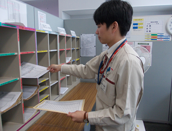 Collecting and delivering in-house mail