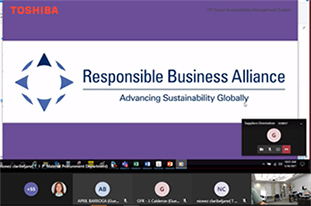Online training for business partners