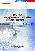 Toshiba Quality Assurance Guidelines for Suppliers