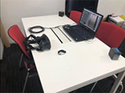 VR(=仮想現実)空間体験設置状況