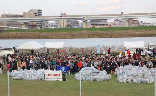 「第12回ふるさと清掃運動会」に参加しました。～荒川で、ちょっといいこと、ゴミ拾い～