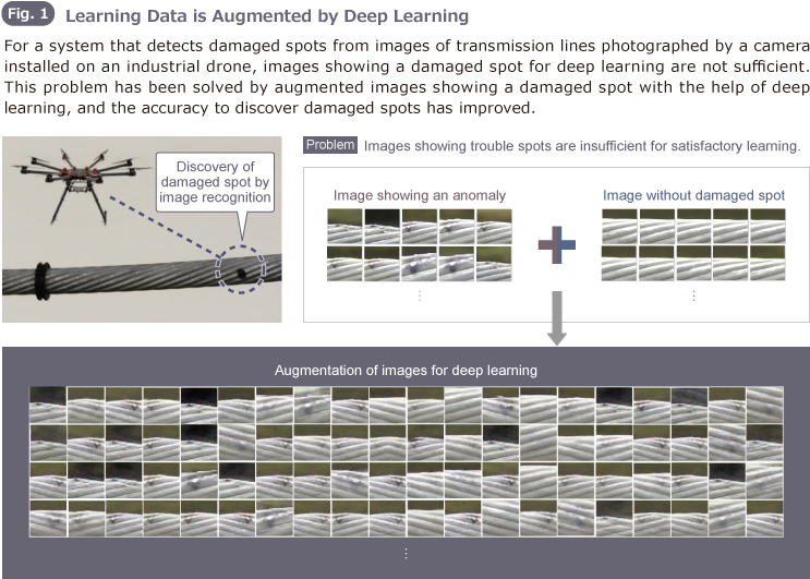 Fig. 1 Learning Data is Augmented by Deep Learning