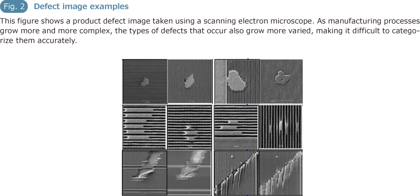 Fig.2 Defect image examples