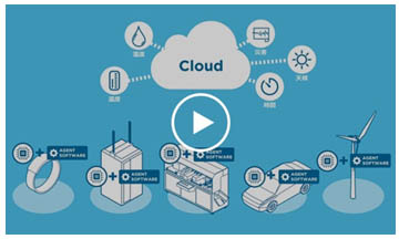 東芝IoT「Chip to Cloudソリューション」（YouTube）イメージ