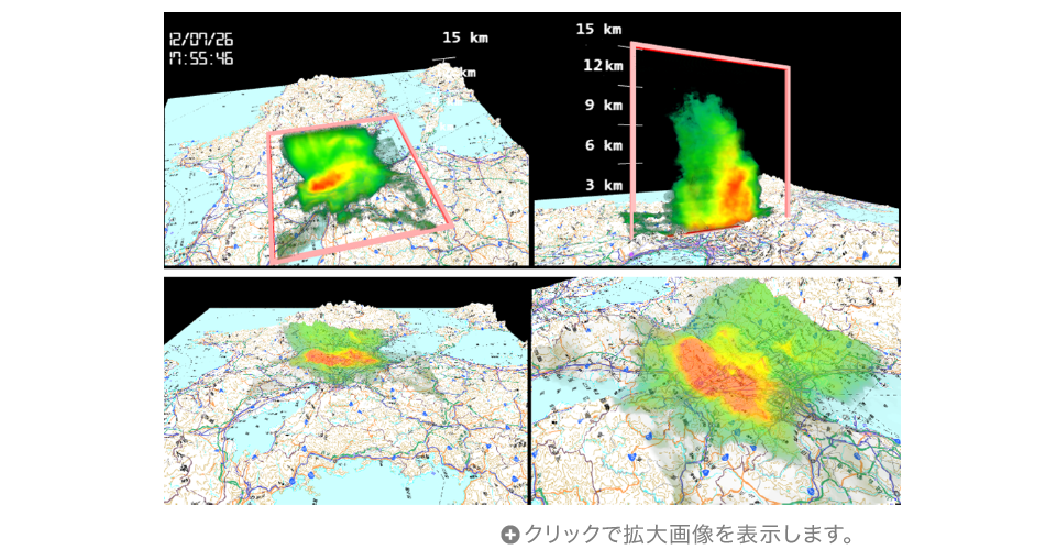 Webブラウザ上で3次元可視化を実現するX3DOM拡張機能のイメージ図