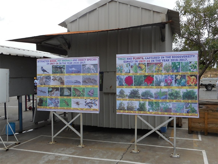 Bulletin board for biodiversity activity