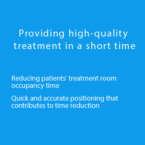 Providing high-quality treatment requiring less time