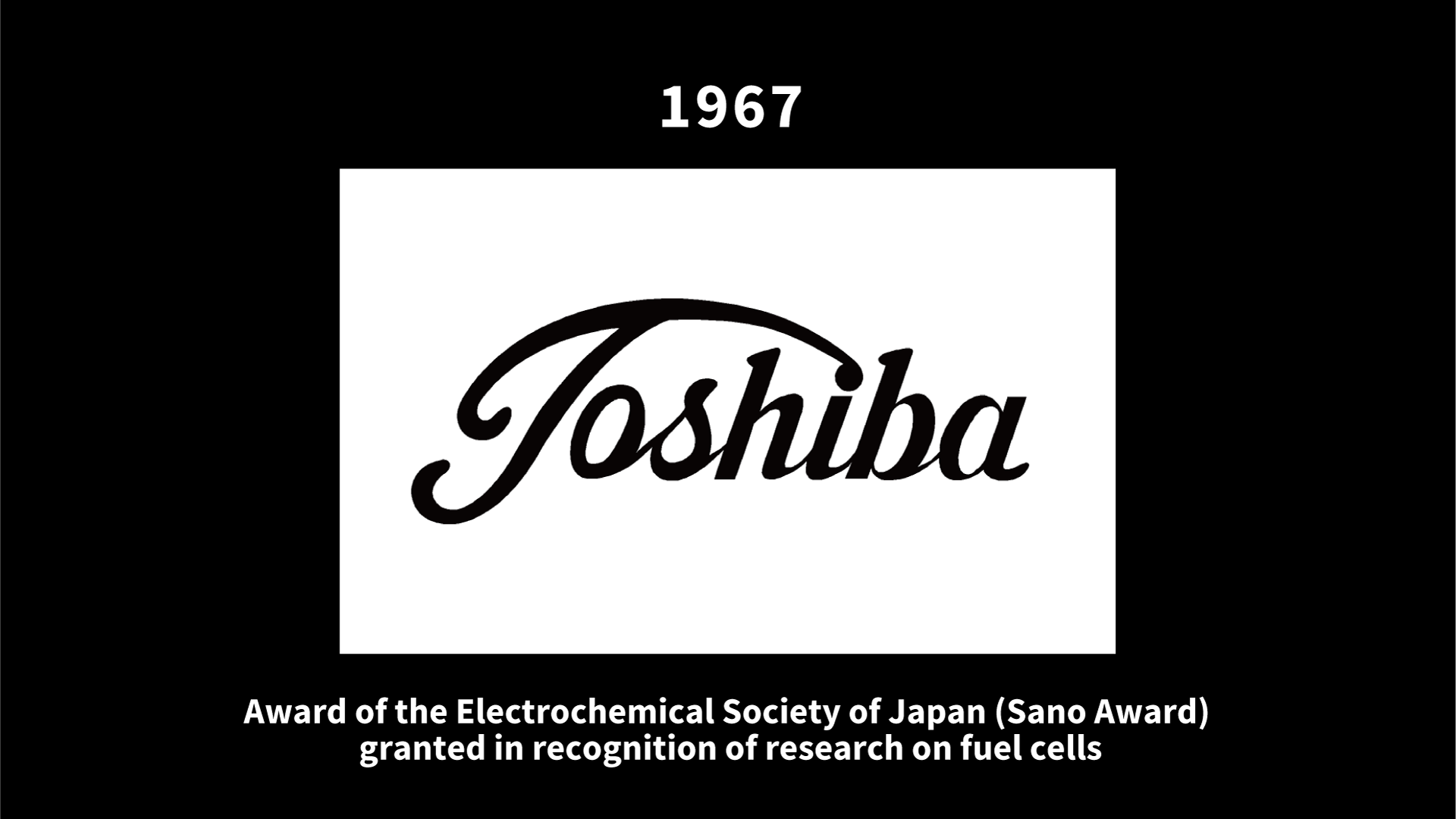 1967 History of Toshiba's hydrogen energy systems