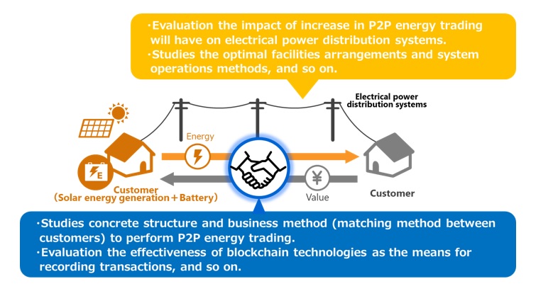 P2P Energy Trading Between Individuals Using Distributed Energy Resources