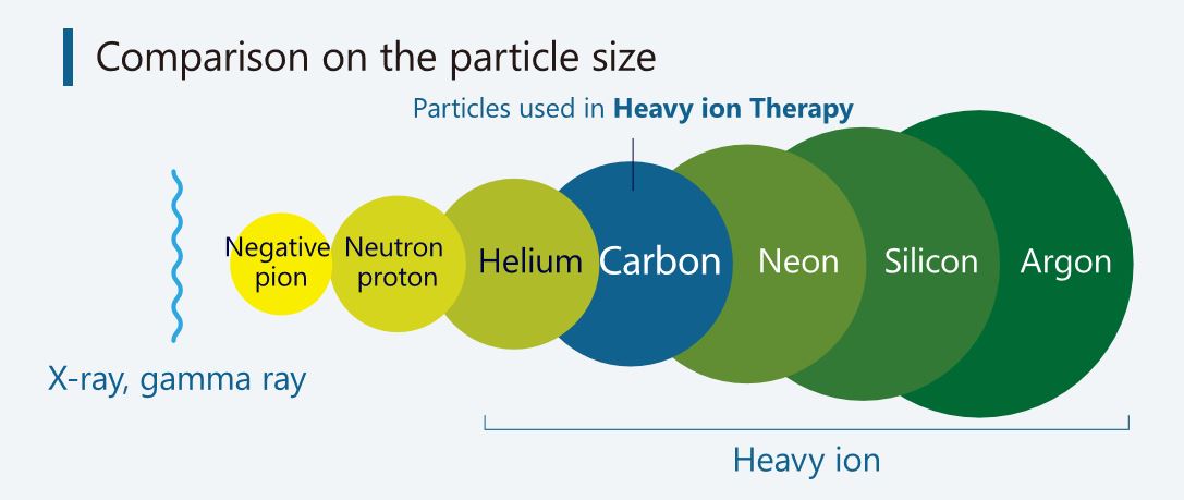 Comparison of particle sizes