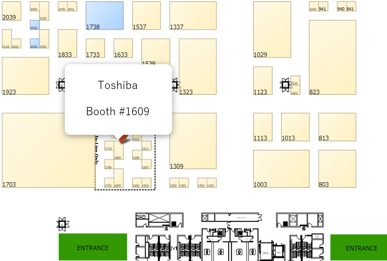 Location of our booth