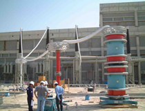 High Voltage test of 400kV GIS at site